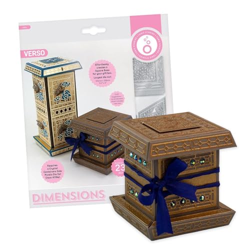 Tonic Studios Dimensions die set crystal container Square base von Tonic Studios