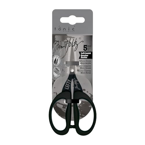 Tonic Studios USA Tim Holtz 5in Left Handed Titanium TH Mini Snips von Tonic Studios