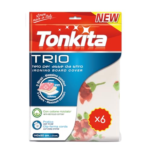 Tonkita Bügeltuch, Baumwolle Schwamm Molton, 6 Confezioni, 6 von Tonkita