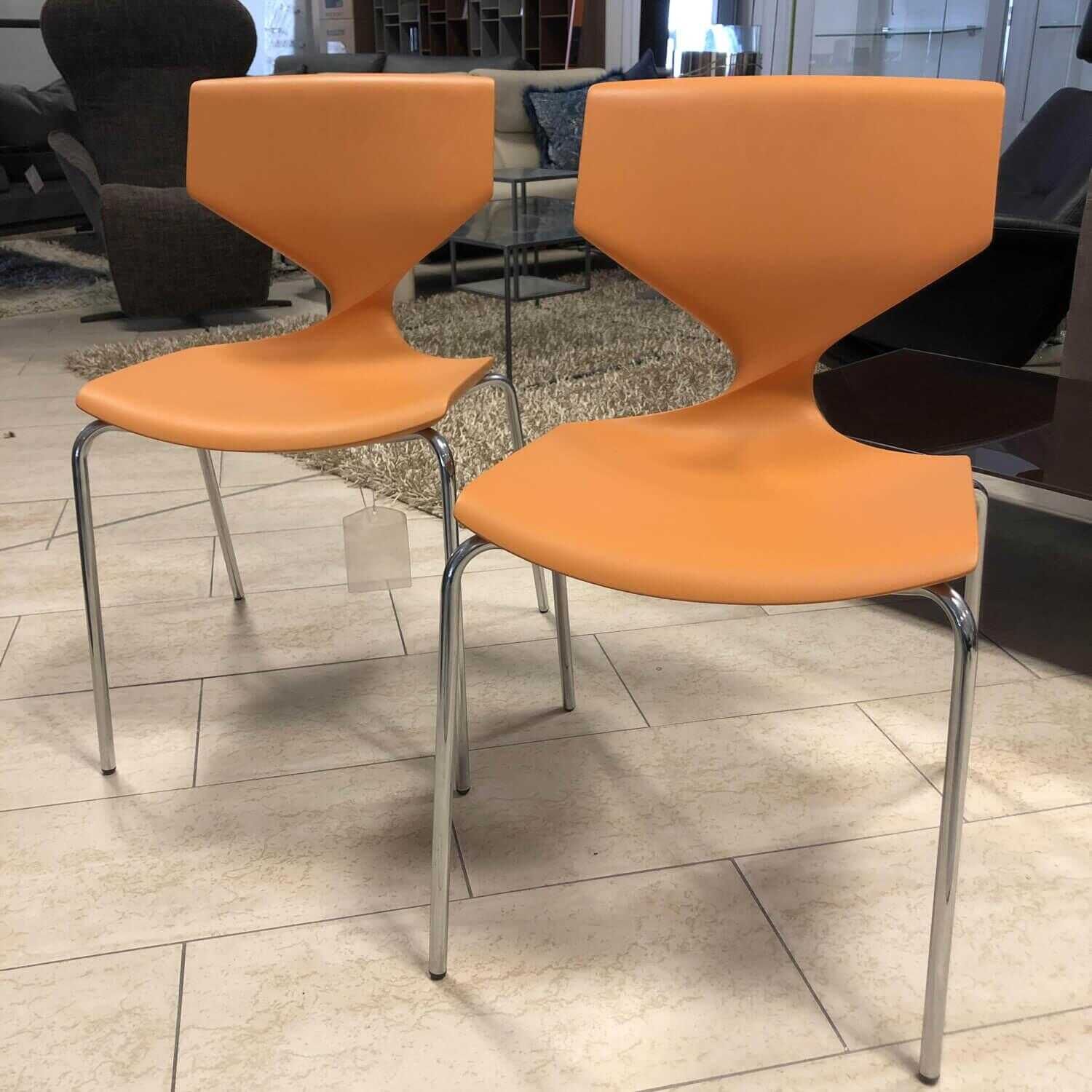 2er-Set Stuhl Quo X04 Orange 2er-Set Stuhl Quo X04 Orange von Tonon