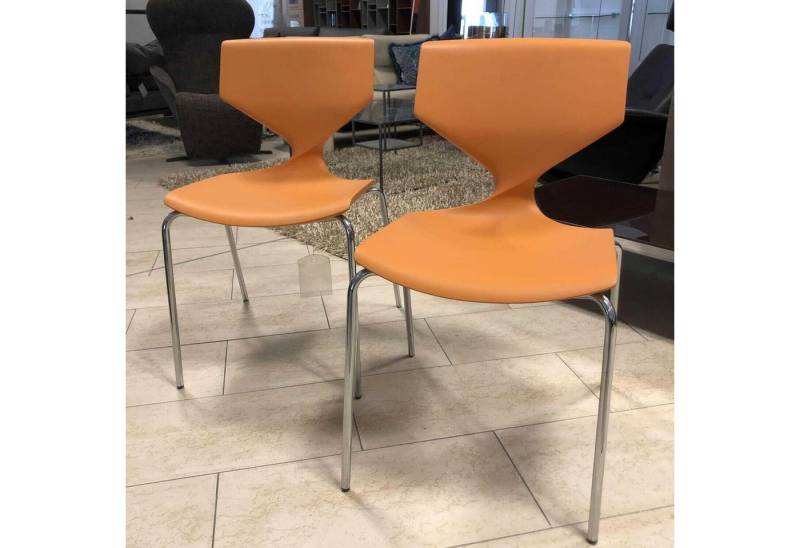 Tonon Essgruppe 2er-Set Stuhl Quo X04 Orange von Tonon