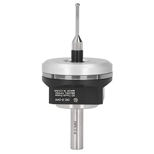 Tonsa 3D-Kantensucher, Wasserdichter Elektronischer Kantensucher mit Wolframstahlspitze, 3D-Messsensor-Kit, Universeller CNC-Touch-Probe-3D-Sensor für X-, Y- und Z-Achse, für CNC-Geräte von Tonsa