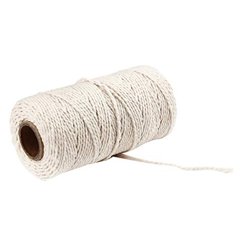 Strickzubehör-Organisator Crafts String Cord Cotton Long/100Yard Pure Rope 100m Makramee Heimtextilien Stricktasche Selber Compatible with Machen (Beige, One Size) von Tonsee Accessoire