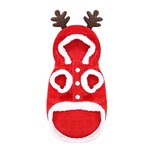 Tonsee Accessoire Weihnachtspullover Hund Kleidung Haustier Hund Haustier Kleine Katze Tag Hund Weihnachten Dress Up Mittelgroße Haustierkleidung Selbstgestrickte Hundepullover von Tonsee Accessoire