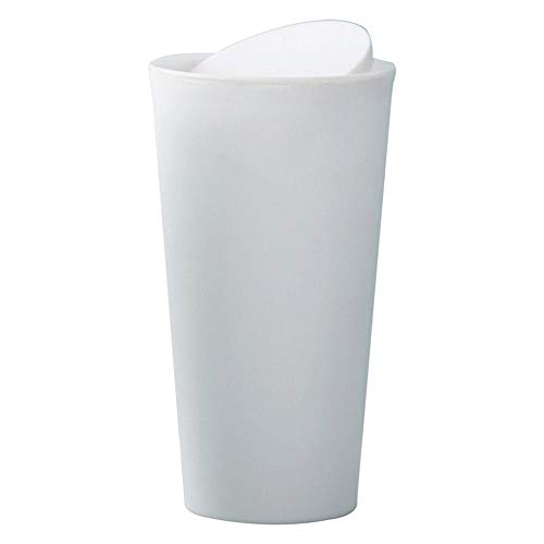 Tonsee Abfallbehälter Kleiner Mülleimer Mini Desktop Tabletop Mülleimer Für Schreibtisch Auto Mülleimer Küchenabfalleimer Papierkorb Schreibtisch Wohnzimmer (Beige) von Tonsee Haushalt & Wohnen