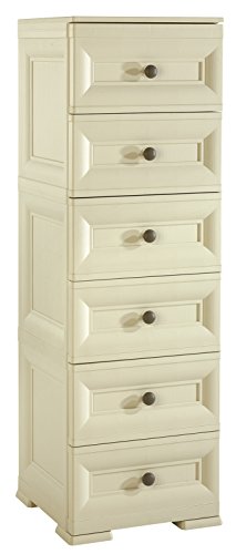 Tontarelli 8086061210 Omnimodus Schubladenschrank, schmal, 6 Schubladen, 40 x 43 x 125 cm, cremefarben Tontarelli 8086061210 Omnimodus Schubladenschrank, schmal, 6 Schubladen, 40 x 43 x 125 cm, cremefarben von Tontarelli