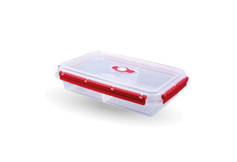Tontarelli Frischhaltedose Brotdose 2 L, Kunststoff mit Trenner, (1-tlg), Vorratsdose für Lebensmittel - Aufbewahrungsbox luftdicht - Meal Prep von Tontarelli