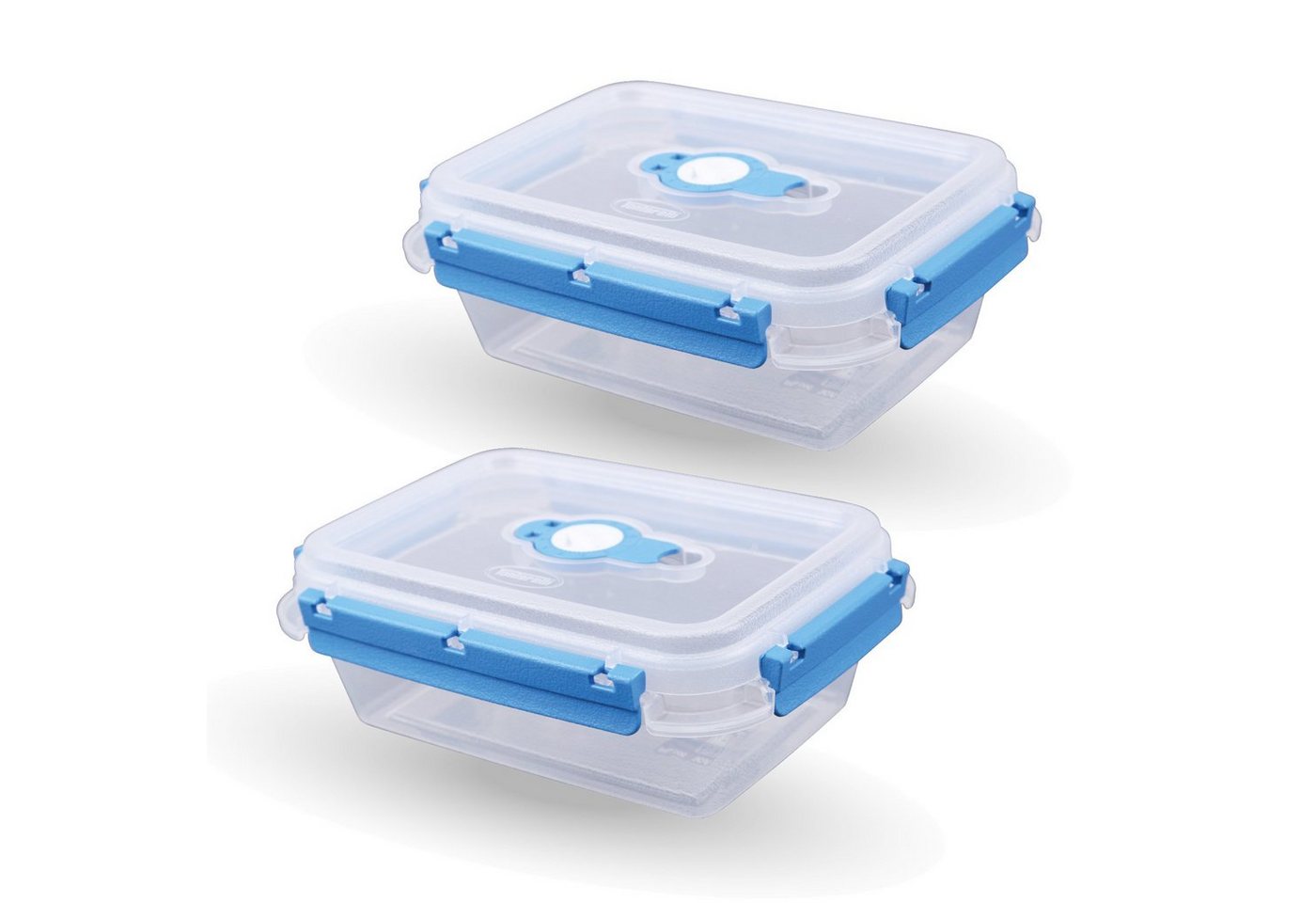 Tontarelli Frischhaltedose Lunchbox 0,9 L, Kunststoff, (2-tlg), Vorratsdose für Lebensmittel - Aufbewahrungsbox luftdicht - Meal Prep von Tontarelli