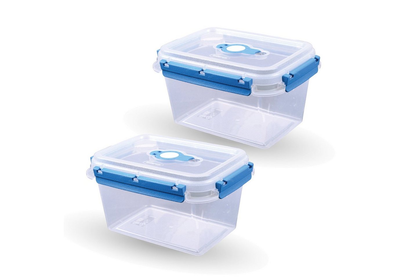 Tontarelli Frischhaltedose Lunchbox 1,5 L, Kunststoff, (2-tlg), Vorratsdose für Lebensmittel - Aufbewahrungsbox luftdicht - Meal Prep von Tontarelli