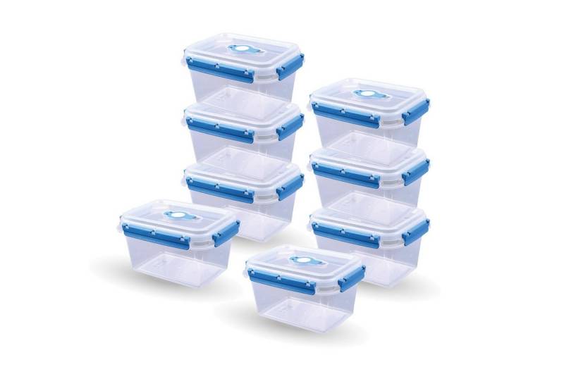 Tontarelli Frischhaltedose Lunchbox 1,5 L, Kunststoff, (8-tlg), Vorratsdose für Lebensmittel - Aufbewahrungsbox luftdicht - Meal Prep von Tontarelli