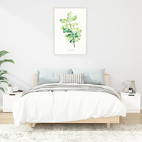 Nachttische 2er-Set, Weiß, 40x39x40 cm, Moderner Beistelltisch für Schlafzimmer & Wohnzimmer, Robuste Nachtkommode mit viel Stauraum, einfache Montage Nachttische 2er-Set, Weiß, 40x39x40 cm, Moderner Beistelltisch für Schlafzimmer & Wohnzimmer, Robuste Nachtkommode mit viel Stauraum, einfache Montage von Tonture
