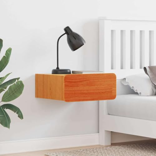 Tonture Nachttisch 2er Set Wachsbraun 39x34x16,5 cm, Massivholz Kiefer, mit 2 Schubladen, für Schlafzimmer, Bett, kompakte Ablage Tonture Nachttisch 2er Set Wachsbraun 39x34x16,5 cm, Massivholz Kiefer, mit 2 Schubladen, für Schlafzimmer, Bett, kompakte Ablage von Tonture