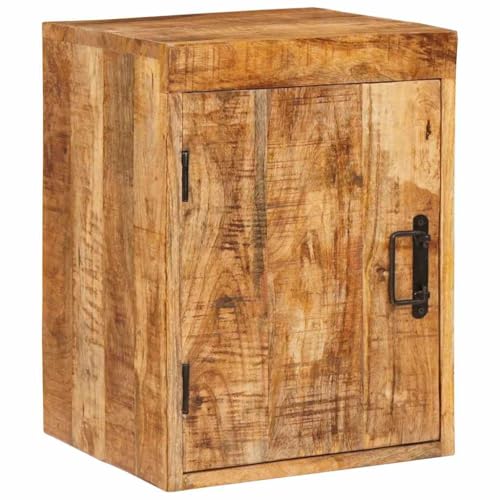 Tonture Nachttisch Braun aus massivem Mango-Holz, 35x33x48 cm, rustikaler Beistelltisch mit Stauraum für Schlafzimmer und Wohnzimmer, langlebige Möbel Tonture Nachttisch Braun aus massivem Mango-Holz, 35x33x48 cm, rustikaler Beistelltisch mit Stauraum für Schlafzimmer und Wohnzimmer, langlebige Möbel von Tonture