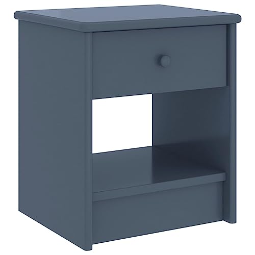 Tonture Nachttisch Hellgrau aus Kiefer Massivholz, 35x30x40 cm, mit 1 Schublade und Regal, robuster Beistelltisch für Schlafzimmer und Wohnräume, vielseitige Aufbewahrung Tonture Nachttisch Hellgrau aus Kiefer Massivholz, 35x30x40 cm, mit 1 Schublade und Regal, robuster Beistelltisch für Schlafzimmer und Wohnräume, vielseitige Aufbewahrung von Tonture