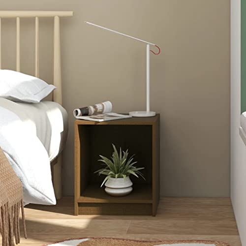 Tonture Nachttisch Honigbraun 35,5x33,5x41,5 cm, Massivholz Kiefer, robuster Nachtschrank für Schlafzimmer, praktischer Beistelltisch mit Stauraum Tonture Nachttisch Honigbraun 35,5x33,5x41,5 cm, Massivholz Kiefer, robuster Nachtschrank für Schlafzimmer, praktischer Beistelltisch mit Stauraum von Tonture