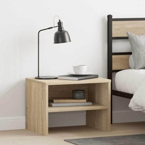 Tonture Nachttisch Sonoma-Eiche 40x30x30 cm, robuster Holzwerkstoff Beistelltisch mit offenem Fach, praktischer Nachtschrank für Schlafzimmer und Wohnzimmer Möbel Tonture Nachttisch Sonoma-Eiche 40x30x30 cm, robuster Holzwerkstoff Beistelltisch mit offenem Fach, praktischer Nachtschrank für Schlafzimmer und Wohnzimmer Möbel von Tonture