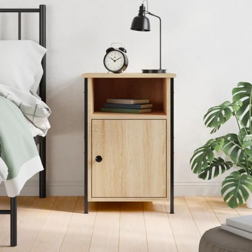 Tonture Nachttisch Sonoma-Eiche 40x42x60 cm, moderner Beistelltisch aus Holzwerkstoff mit höhenverstellbaren Beinen, Stabiler Nachtschrank für Schlafzimmer und Wohnzimmer Tonture Nachttisch Sonoma-Eiche 40x42x60 cm, moderner Beistelltisch aus Holzwerkstoff mit höhenverstellbaren Beinen, Stabiler Nachtschrank für Schlafzimmer und Wohnzimmer von Tonture