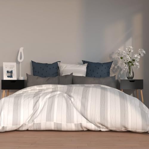 Tonture Nachttische 2er-Set, Hochglanz-Schwarz, 40x40x56 cm, Holzwerkstoff Schlafzimmer Beistelltische mit Schubladen für modernes Zuhause Tonture Nachttische 2er-Set, Hochglanz-Schwarz, 40x40x56 cm, Holzwerkstoff Schlafzimmer Beistelltische mit Schubladen für modernes Zuhause von Tonture