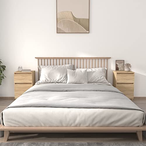 Tonture Nachttische 2er-Set, Sonoma-Eiche Optik, 40x35x70 cm, mit Stauraum für Schlafzimmer, Langlebige Holzwerkstoff Nachtschränke im eleganten Design Tonture Nachttische 2er-Set, Sonoma-Eiche Optik, 40x35x70 cm, mit Stauraum für Schlafzimmer, Langlebige Holzwerkstoff Nachtschränke im eleganten Design von Tonture