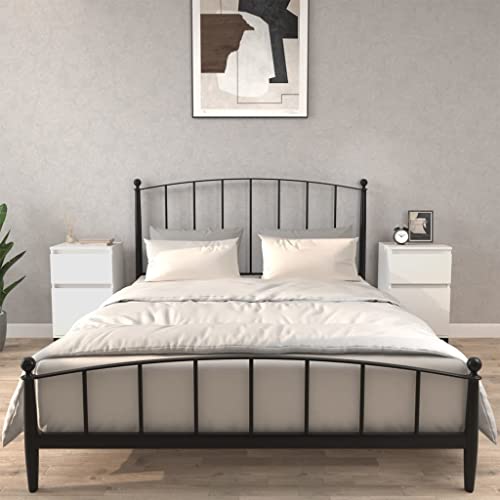 Tonture Nachttische 2er Set Weiß Holzwerkstoff, 40x35x70 cm Beistelltische mit Stauraum für Schlafzimmer, Wohnzimmer, Flur, stabile Betttische für kleine Räume von Tonture