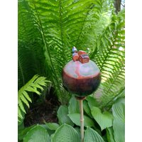 Gartenkeramik Rosenkugel Gartenobjekt Keramik Beetstecker Gartenkeramik Rosenkugel Gartenobjekt Keramik Beetstecker von TonundCo