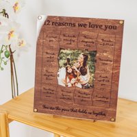 Benutzerdefinierte Muttertagsgeschenke Für Mama Oma 12 Gründe, Warum Ich Dich Liebe Personalisierte Holzpuzzle, Geburtstagsgeschenke Von Tochter von TonyLeather