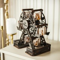 Hochzeits-Fotorahmen, Geschenk Für Paare, Individuelles Riesenrad Aus Holz, Personalisierte Einzigartige Geschenke, Jahrestagsgeschenk Ihn von TonyLeather