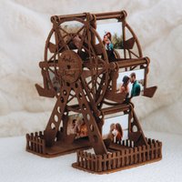 Riesenrad Fotorahmen Haus Geschenk Einzigartige Housewarming Familiengeschenk Für Paar Jahrestagsgeschenk Ihn Her Geschenke Freund von TonyLeather