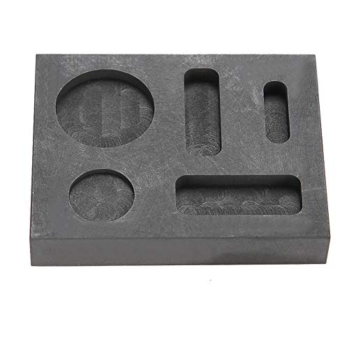 5 Rillen Graphit Tiegel Form, Schmelzen Gießen Raffinieren Schrott Kombitiegelform 7.1 * 5.1 * 1.1 cm, Formen Werkzeuge mit guter Korrosionsbeständigkeit 5 Rillen Graphit Tiegel Form, Schmelzen Gießen Raffinieren Schrott Kombitiegelform 7.1 * 5.1 * 1.1 cm, Formen Werkzeuge mit guter Korrosionsbeständigkeit von Tonysa