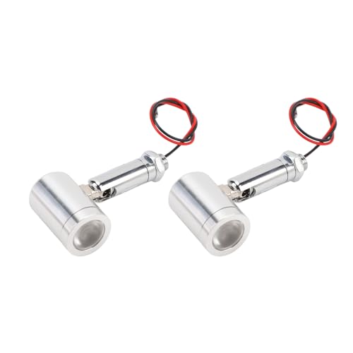 Tonysa 2 Stück 12V DC 1W LED Mini Spots 30° Winkel für Innen und Schmuckvitrine für Karaoke Bibliothek Flur (warmes Licht) von Tonysa