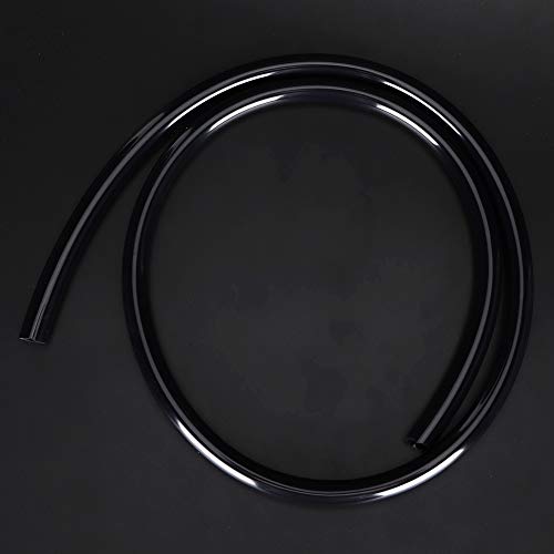 Tonysa Anti-Biege Glatte Transparente Rohr, 9,5 Mm Innendurchmesser Transparenter Kühlrohr für Computerwasserkühlung (BLACK) von Tonysa