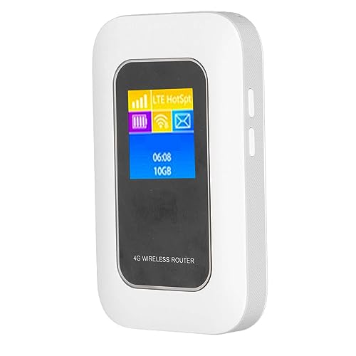 Tonysa Hochleistungsfähiger 5G-4G-WLAN-Router mit Bildschirmanzeige, SIM-Karte und Speicherkartenerweiterung, Tragbarer Hotspot für Reisen und Geschäft Tonysa Hochleistungsfähiger 5G-4G-WLAN-Router mit Bildschirmanzeige, SIM-Karte und Speicherkartenerweiterung, Tragbarer Hotspot für Reisen und Geschäft von Tonysa