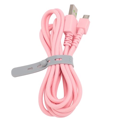 Tonysa Ladekabel für Naga Pro-Maus, USB, Langlebig, 1,5 M Lang, Verschleißfest, Nylon-Metall-Maus-Ladekabel Zum Austausch, Einfach zu Bedienen () von Tonysa