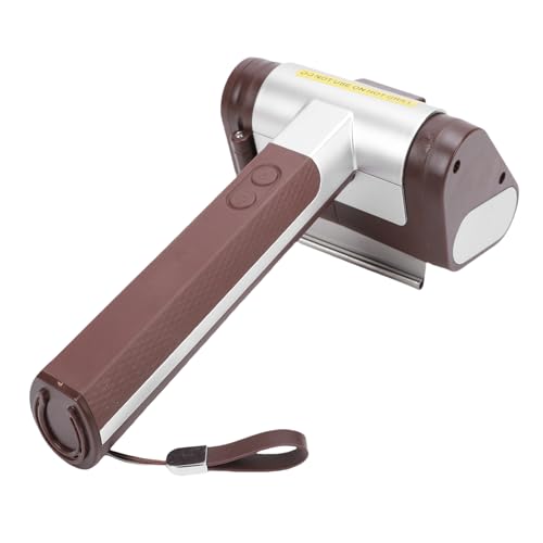 Tonysa Spinning Grillbürste, Elektrischer Grillgrillbürste Wiederaufladbar, 360 Grad Rotierend, LED -Licht für Grillbegeisterte, für Zuhause oder Camping (BROWN) von Tonysa