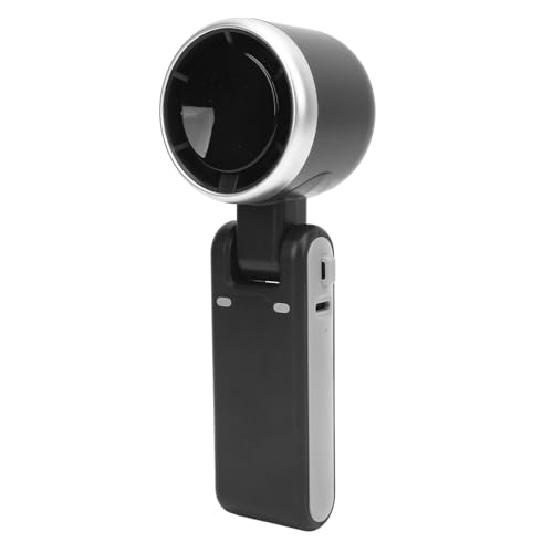 Tonysa Tragbarer Turbo -Handheld -Lüfter, 3600mah Wiederaufladbar und Faltbar, mit Digitalem Display, 5 -Geschwindigkeits -bürstenloser Motor, 180 ° Einstellbar, Typ C Ladung, (dunkelgrau) von Tonysa