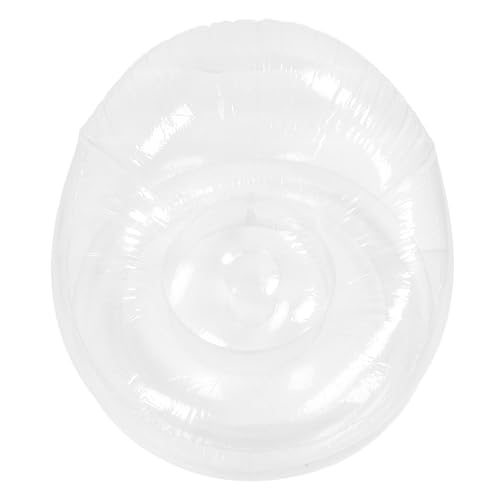 Tonysa Transparenter Aufblasbarer Stuhl mit Ergonomischem Design, Robuster PVC für den Innen- und Außengebrauch, Leicht und Leicht zu Tragen, Ideal für Wohnzimmer, Gärten, Schwimmbäder von Tonysa