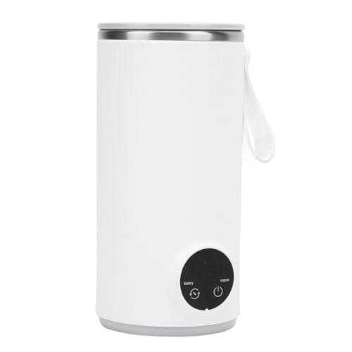 Tragbarer 400-ml-Wasserkocher, Wiederaufladbarer USB-Reisewasserkocher, 3000-mAh-Akku, Sicheres Edelstahlmaterial in Lebensmittelqualität, für Kaffee, Milch Tragbarer 400-ml-Wasserkocher, Wiederaufladbarer USB-Reisewasserkocher, 3000-mAh-Akku, Sicheres Edelstahlmaterial in Lebensmittelqualität, für Kaffee, Milch von Tonysa