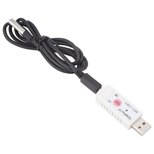 USB-Computer-Temperatursensor, Datenlogger-Temperaturalarm mit Display für die Überwachung von Computerräumen Im Innen- und Außenbereich USB-Computer-Temperatursensor, Datenlogger-Temperaturalarm mit Display für die Überwachung von Computerräumen Im Innen- und Außenbereich von Tonysa