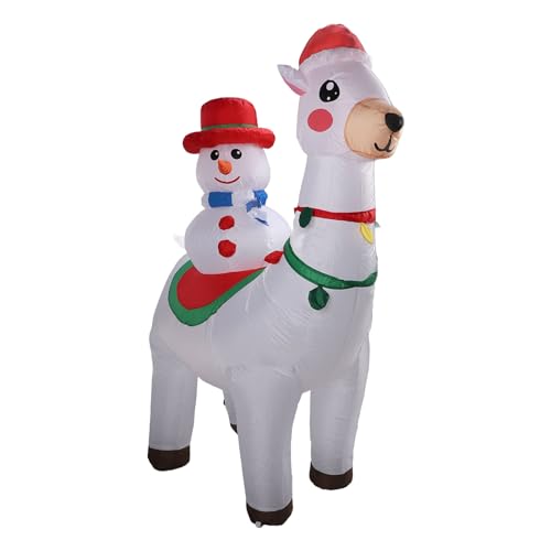Weihnachts-Schneemann Reitendes Alpaka Aufblasbar, 1,8 M LED-beleuchtete Festliche Hof-Aufblasdekoration, Aufblasbare Weihnachtsdekoration Festlich mit Realistischem Design für Weihnachts-Schneemann Reitendes Alpaka Aufblasbar, 1,8 M LED-beleuchtete Festliche Hof-Aufblasdekoration, Aufblasbare Weihnachtsdekoration Festlich mit Realistischem Design für von Tonysa