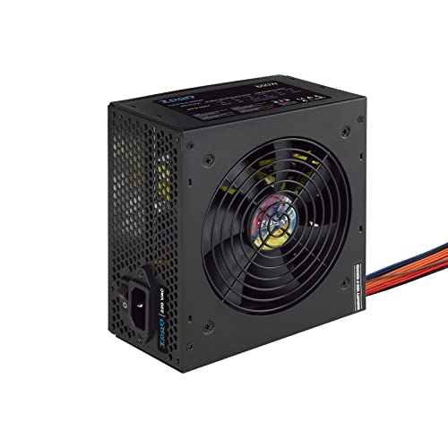 TOOQ TQAPOLO-600SP – 600 W ATX-Netzteil mit aktivem PFC, Schwarz von Nanocable
