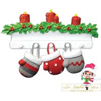 Personalisierte Weihnachtsverzierung Strümpfe Mitten Familie Von 3/Beste Freunde Mitarbeiter + Kostenloser Versand von TooStinkinCuteGifts
