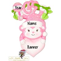 Weihnachtsverzierung Baby Affe/ Babys 1. Weihnachten/ Neugeborene/ Neues - Personalisiert + Kostenloser Versand von TooStinkinCuteGifts