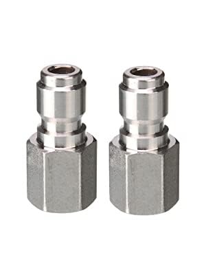 Tool Daily Hochdruckreiniger-Kupplung, Schnellverbindungsstecker, 1/4 Zoll NPT-Innengewinde, 5000 PSI, 2 Stück von Tool Daily