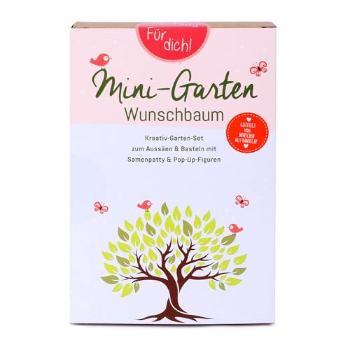 Tool & Tree mini-Garten Wunschbaum – Pop-Up Anzuchtset mit Mammutbaum-Saatgut, Kokostabletten & Deko – Nachhaltiges DIY Growbox Komplettset – Gartenliebhaber Set für Naturfreunde & kreative Gärtner von Tool & Tree