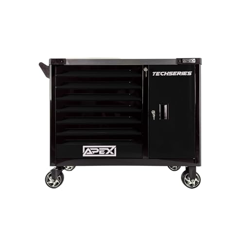 ToolCar APEX Garage 2024 Jumbo Werkstattwagen Werkzeugwagen 7/8 bestückt mit Werkzeugen von toolcar