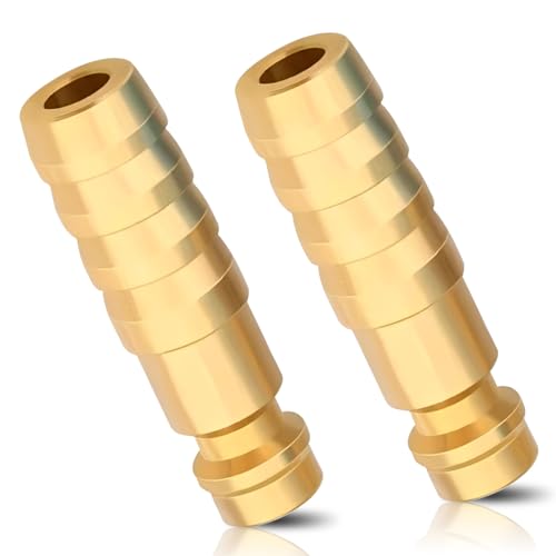2 Stück Druckluftkupplung 8mm, Messing Schnellkupplung Anschluss/Tülle, Euro Druckluft-Anschlussbuchse 8mm, DN8 Anschlussbuchse Schlauchstopfen Kupplungsdose Schlauchstecker Druckluft-Stecknippel 2 Stück Druckluftkupplung 8mm, Messing Schnellkupplung Anschluss/Tülle, Euro Druckluft-Anschlussbuchse 8mm, DN8 Anschlussbuchse Schlauchstopfen Kupplungsdose Schlauchstecker Druckluft-Stecknippel von ToolKnight