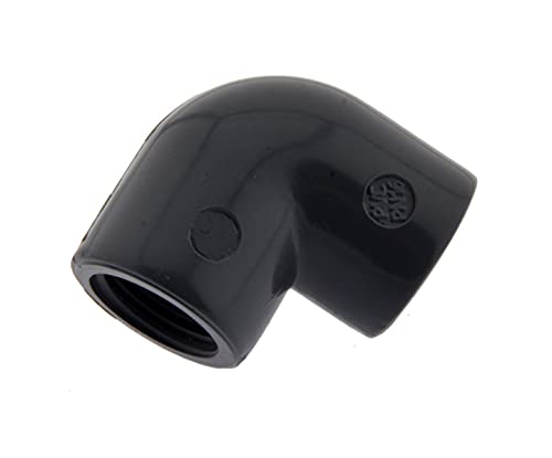 90° Winkel mit 2x Innengewinde Rp 1 1/2", nur für Kunststoffgewinde, PVC-U von ToolNerds