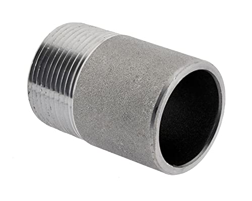 Anschweißnippel R 1/4"-80mm-13,5 (1/4"), 20 bar Werkstoff Edelstahl von ToolNerds