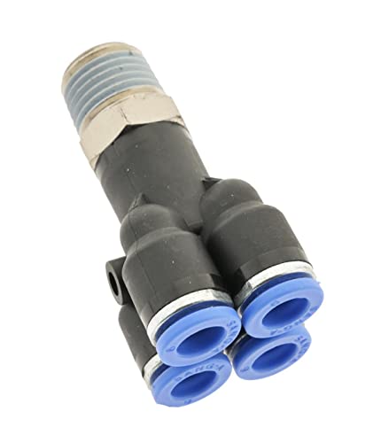 IQS 4 Fach Verteiler Mehrfachverteiler Gewinde R 1/4" - 6 mm, IQS - Standard von ToolNerds