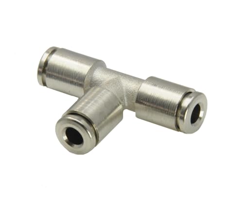 IQS T - Steckverbindung 8 mm - 8 mm Messing vernickelt Standard von ToolNerds